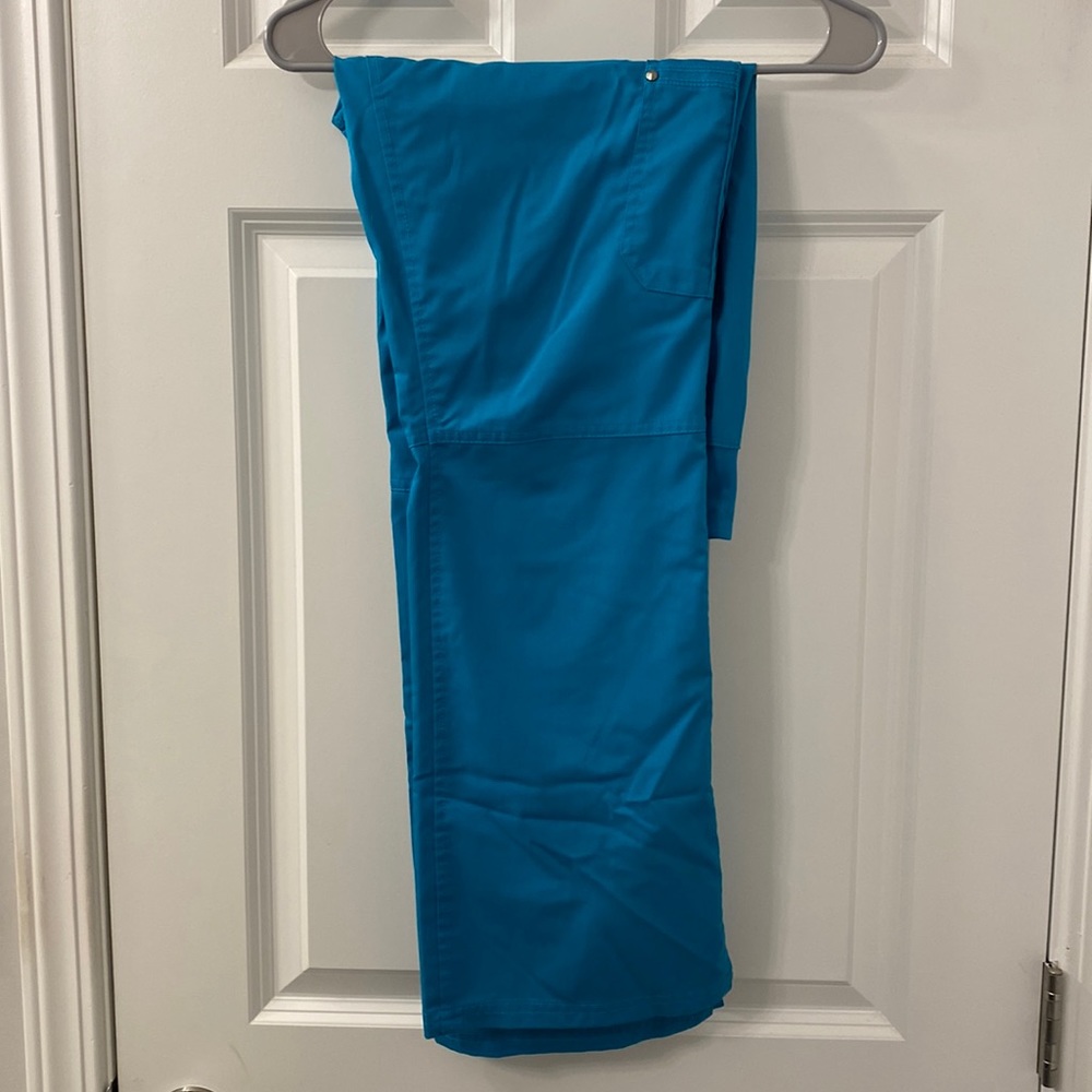 Healing Hands scrub bottoms, medium, teal